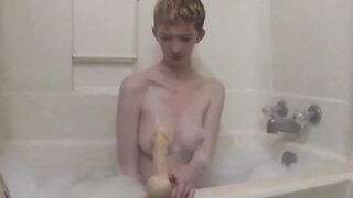 Penis Hungry Hoe BLOWS and FUCKS her Vibrator inside the