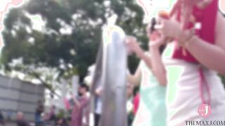 Bae Japanese companion girls moan uncontrollably while getting their pink