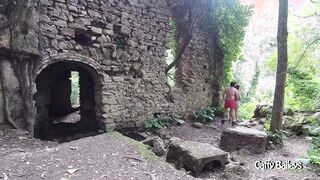 they discover us fucking inside the forest
