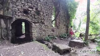 they discover us fucking inside the forest