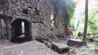 they discover us fucking inside the forest