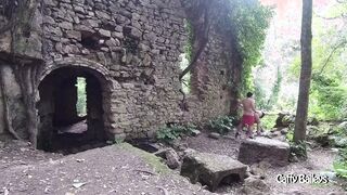they discover us fucking inside the forest