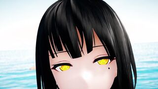 【MMD R-18 yo SEX DANCE】KANGXI Kiss me Rough Sex On The Beach beauty Twat Banged [CREDIT BY] Shark100