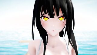 【MMD R-18 yo SEX DANCE】KANGXI Kiss me Rough Sex On The Beach beauty Twat Banged [CREDIT BY] Shark100