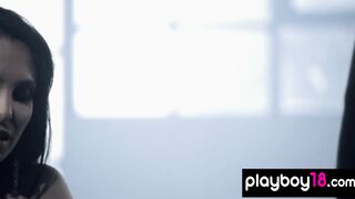 Playboy18.com - Distracted hot Andressa De Barros tries to recall