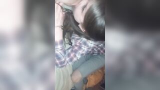 Cummed on sexwife hoe mouth after crazy talk and insane face banged! and lick asshole