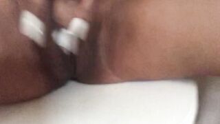 Rubbing my small clitoris