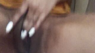 Rubbing my small clitoris