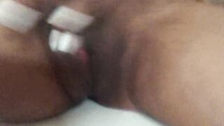 Rubbing my small clitoris