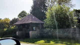 Almost caught fucking my milf inside the graveyard...we found a