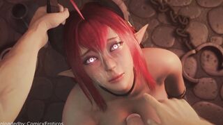 Face Fucking 1 sexy Succubus! (w/Sound)