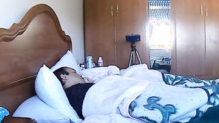 He touches my dick while we view a tape we end up fucking