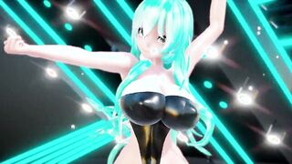 【MMD R-teens SEX DANCE】MELISSA (MIKU) Follow The Leader Rough sex sweet Cutie booty [CREDIT BY] Shark100