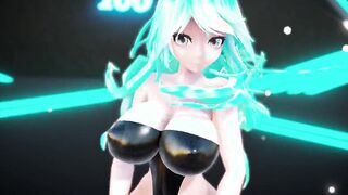 【MMD R-teens SEX DANCE】MELISSA (MIKU) Follow The Leader Rough sex sweet Cutie booty [CREDIT BY] Shark100