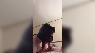 Adorable Blonde 18 Year Old Giving Extreme Shaking Fellatio