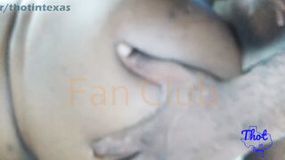 Thot inside Texas - Long Fat Butt Black Milf Amateur Private Wobbly Butt Doggy Banged! Rough