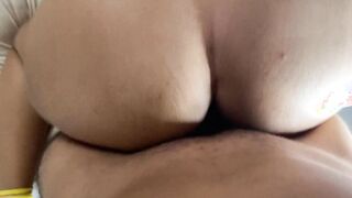 I called my Cutie boss to have sex inside the company deposit