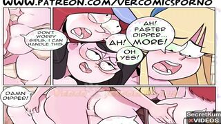 Gravity falls the next summer - Dipper's foursome reverse gang bang