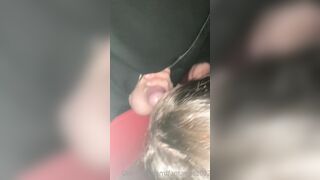 French Slutty Housewife Bukkake inside Porn Theater Part two