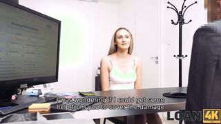 LOAN4K. Woman is excited so much that gets humped by