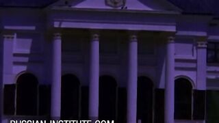 Hidden sex party at the Russian Institute