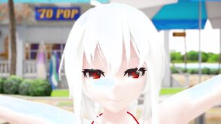 【MMD R-19 year old SEX DANCE】HAKU Tóxic Rough Sex Cutie insane plowed hard sex sexy buttocks [CREDIT BY] Shark100