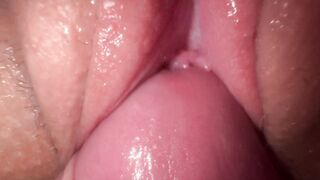 Kinky creamy bitch squirts and gets cum on turned on 18 yo vagina