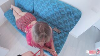Treated my Step Daughter with Cock instead of candy and cum
