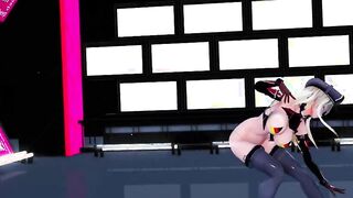 mmd r18 Gimme Gimme Bismarck kancolle penis sucker cum drink 3d cartoon