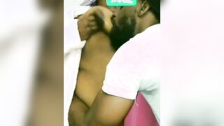 HORNY BBW GIVE GORILLA PUNCHER A SOFT TITTY FACE GRIND!!!!!!