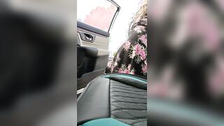 **Public*** Long Boobs cougar Flashing Breasts While Loading Groceries xxMissSwitchxx