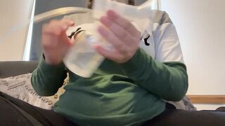 Huge Tit Blonde Emptying Her Full Titties - Breast Pumping - Milking
