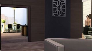 Fucking My Mistress's Mother inside their Kitchen - 3D Cartoon