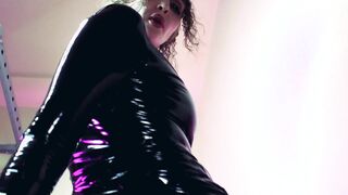 babe Bdsm Gf Eva Pvc Dominatrix LATEX Leggins Boots FETISH Cougar Older Dom