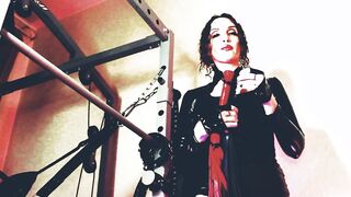 Bondage Dom Eva Pvc Girlfriend BONDAGE FEM DOM KInk Vinyl LATEX Leggins Boots Cougar