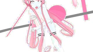 【MMD】Cosplay Efu-sans Paradise Innocent Land (Hands fondle her everywhere)【R-18】