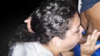 lovers having sex with petite single without condom on the
