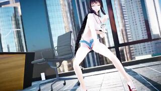 【MMD R-teens SEX DANCE】KANGXI Rough sex into the office casual outfit gimme X gimme [CREDIT BY] Shark100