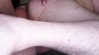 GF slowly WORKS SISSY BUTT until FISTING OCCURES