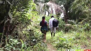 Local Doctor Doing Practical Into The Forest With College Girl Amateur