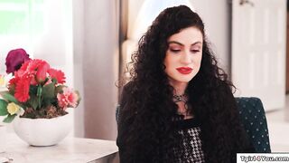 Trans Shiri AllWood fucks tattooed girl