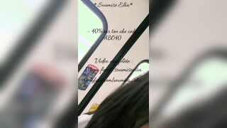 Challenges Followers: I screwed my vagina on a train 