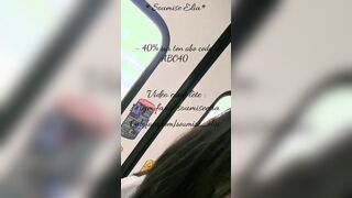 Challenges Followers: I screwed my vagina on a train 