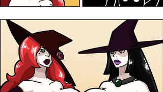 Witches breast expansion - animated comic