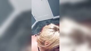 Perfect throat goat eats BBC