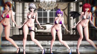 Touhou MMD Scarlet Devil Mansion member Ghost Dance mmd r18 3d cartoon nsfw ntr vtuber