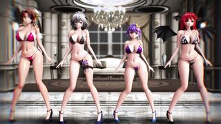 Touhou MMD Scarlet Devil Mansion member Ghost Dance mmd r18 3d cartoon nsfw ntr vtuber
