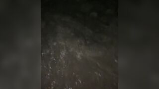 Filling her BOOTY n TWAT with PISS while she pets a sea turtle