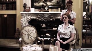 Redhead patient licked by a milf doctor