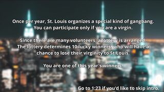 [Hentai JOI] St. Louis and the 10 Lucky Virgins [Gangbang, Female Domination, Multiple Endings]